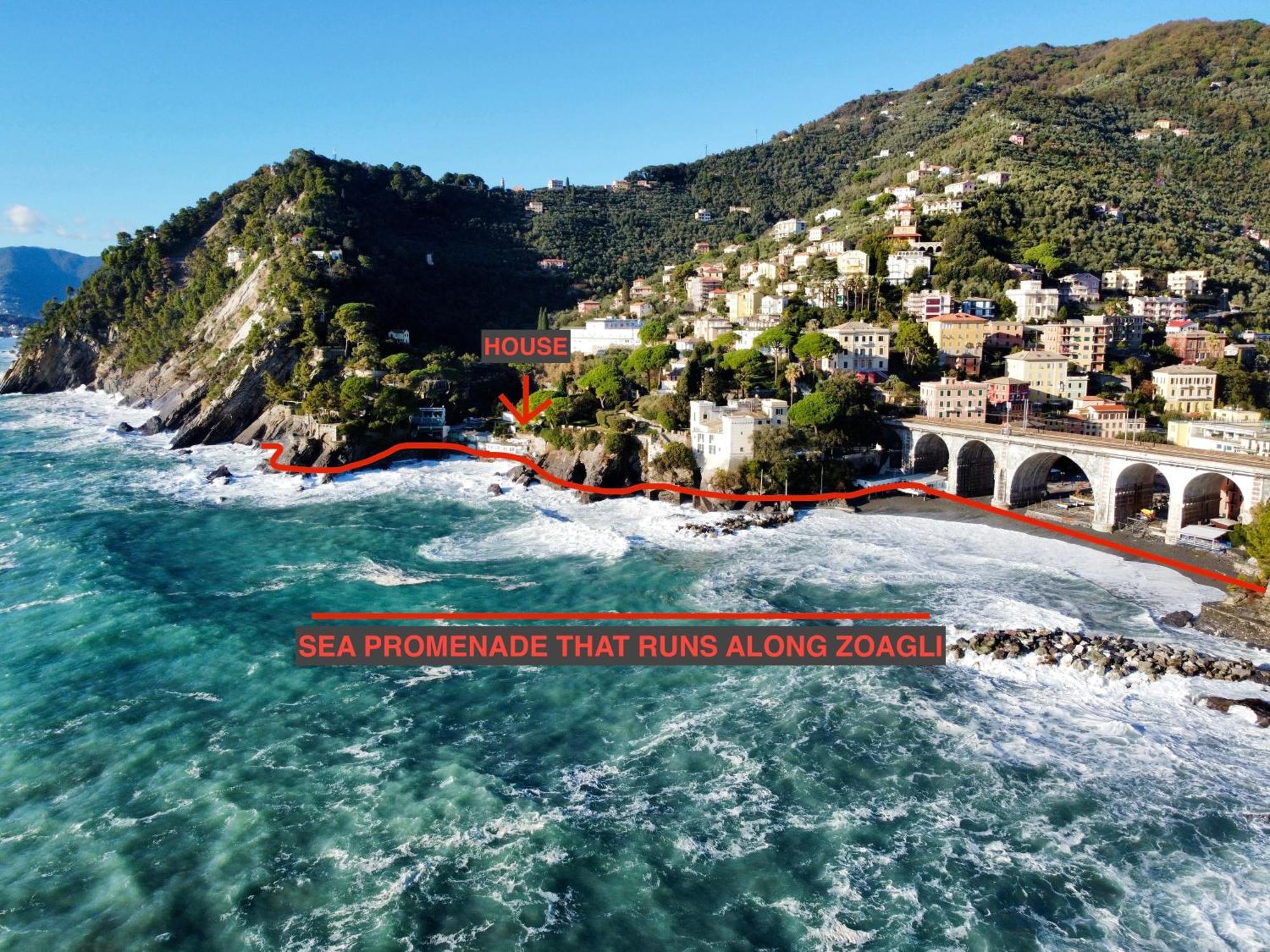 شقة La Terrazza Sul Mare زواليي المظهر الخارجي الصورة